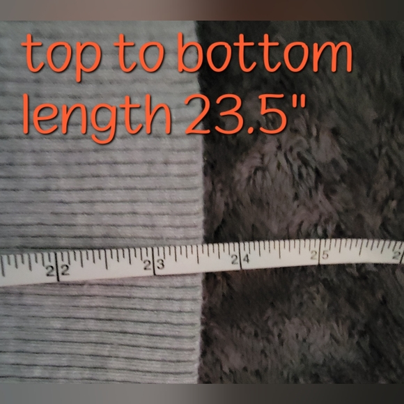 Grey ribbed button cardigan - Picture 9 of 10